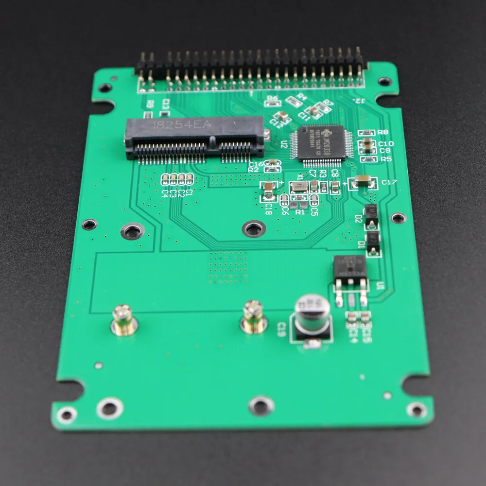 MSATA 2 5 дюйма PATA IDE 44 Pin SSD твердотельный корпус адаптер с Чехол 9 мм|Компьютерные