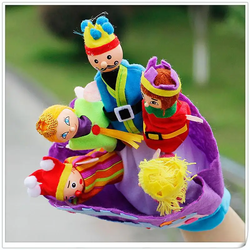 NEW Fairy Kingdom Educational Puppets Finger Puppet Hand Glove Kids Learning Education Toys