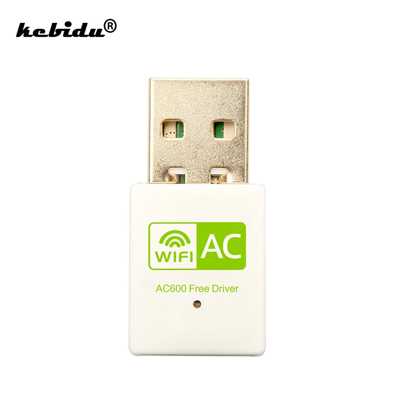 Kebidu 600 Мбит/с Беспроводной USB WiFi адаптер переменного тока Wi Fi приемник 2 4 г 5G