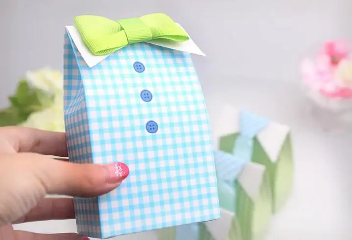 100 шт мой маленький мужчина синий зеленый галстук бабочка день рождения мальчик