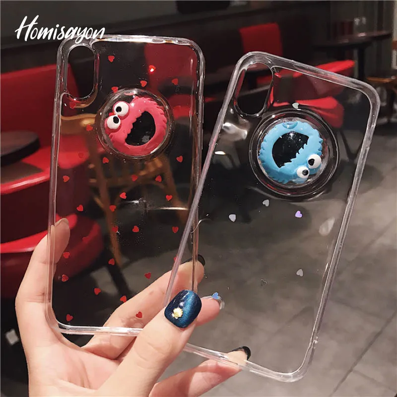 HOMISAYON Cartoon Smile Face Back Cover For iPhone X 7 6 6S Plus Phone Case Ultra thin Soft TPU Cases Coque 8 |