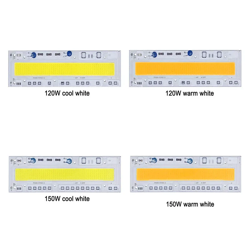 5 шт./лот Интеллектуальный IC LED COB чип лампа 30 Вт 50 70 100 120 150 AC110V 220 В Smart подходит для