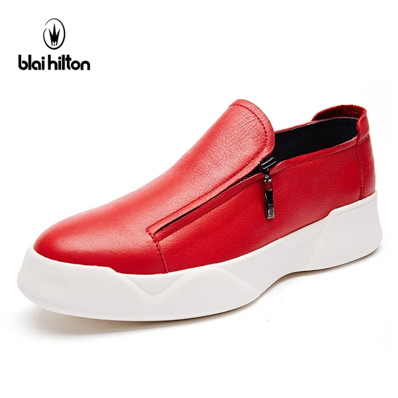 Blai Hilton Fashion men shoes Genuine Cow Leather Breathable/Comfortable Men's Casual Shoes | Обувь