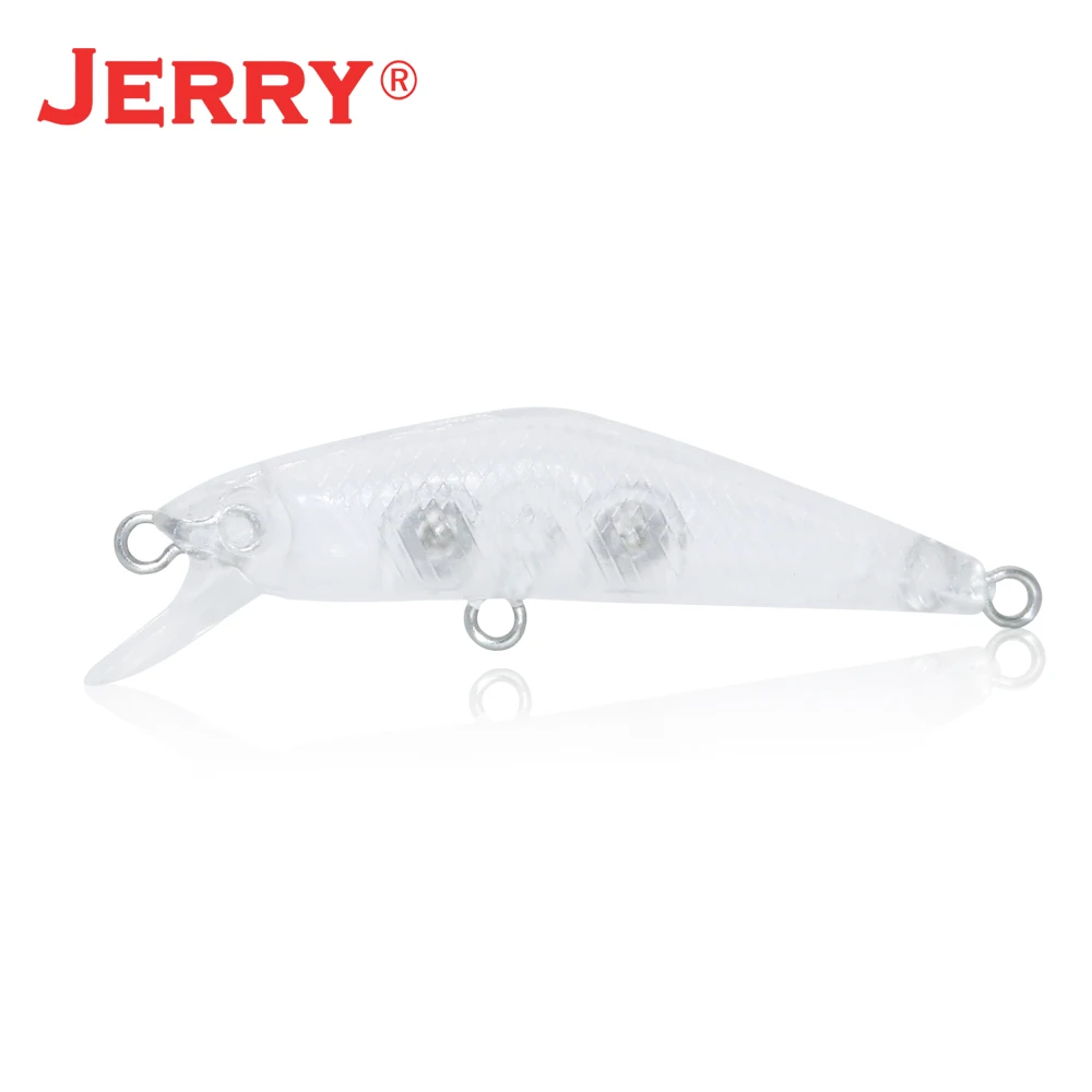 Jerry Maiar 10 шт. 45 мм 2 4 г затонувшая узкая блесна заготовки неокрашенные DIY микро