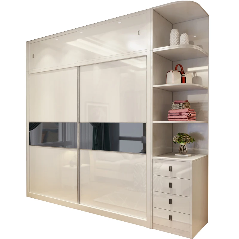 Деревянный шкаф/глянцевый дизайн для спальни | Мебель