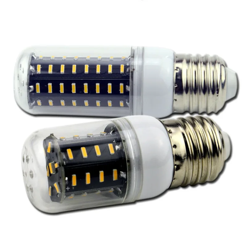 E27 E14 SMD 4014 светодиодный светильник лампа кукуруза 220 В 36 56 72 96 138 s Замена лампы