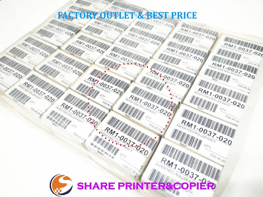 SHARE Genunine 5ps RM1-0037 RM1-0037-000 подающий ролик для HP CP3525 9000 4250 4345 4350 p4014 p4015 p4515 CM6030 M601 M602 M607 |