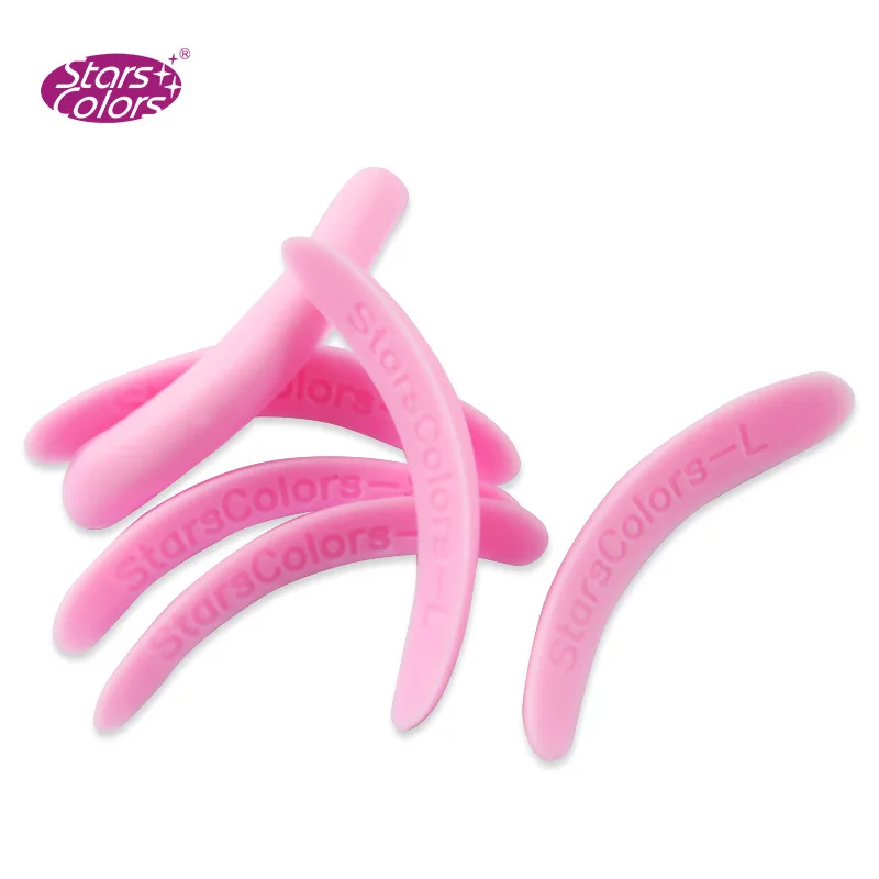 Perm eyelash silicone roll gasket perming rods Electric suit patch pink 3 different sizes Permanent WaveSticker | Красота и здоровье