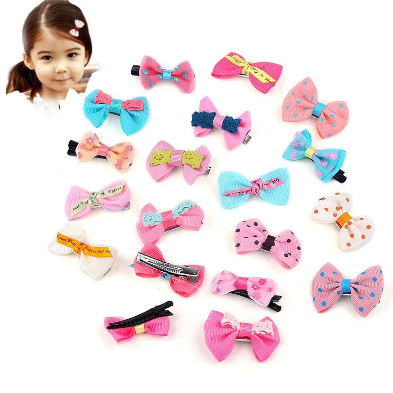 

5 Pcs Cute Hair Accessories Hairgrip Headwear Boutique Barrettes For Children Baby GIrls Hair Clip Bows Hairpins Wholesale