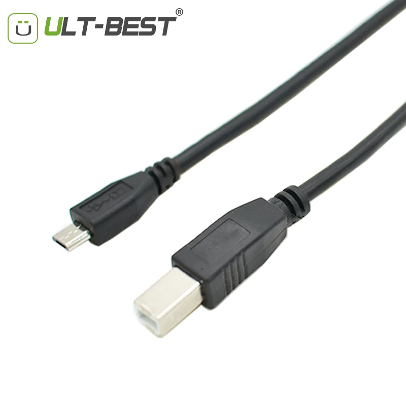 Кабель конвертер Micro USB 2 0 Male B OTG 1 м для электронного пианино принтера