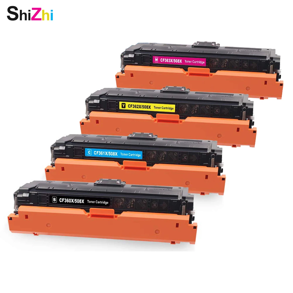 SHIZHI тонер-картридж для HP 508X 508A CF360A CF360X CF361X M553 M553dn M577dn M553X M553N M552DN M577 | Компьютеры и