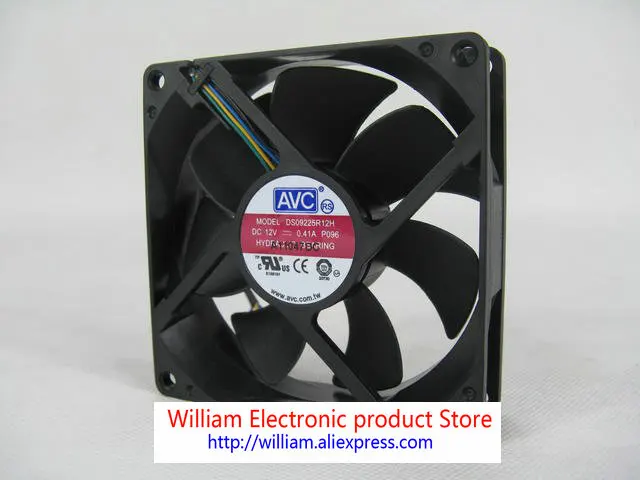 Новый оригинальный для AVC 9 см DS09225R12H 9225 12V 0.41a 4 контактный pwm термостат