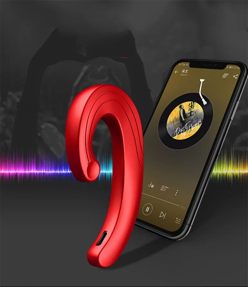 Хит, год, Q9, bluetooth наушники, 4,2, ушные крючки, беспроводные наушники, стерео гарнитура, Спортивная гарнитура для водителя, IOS и Android