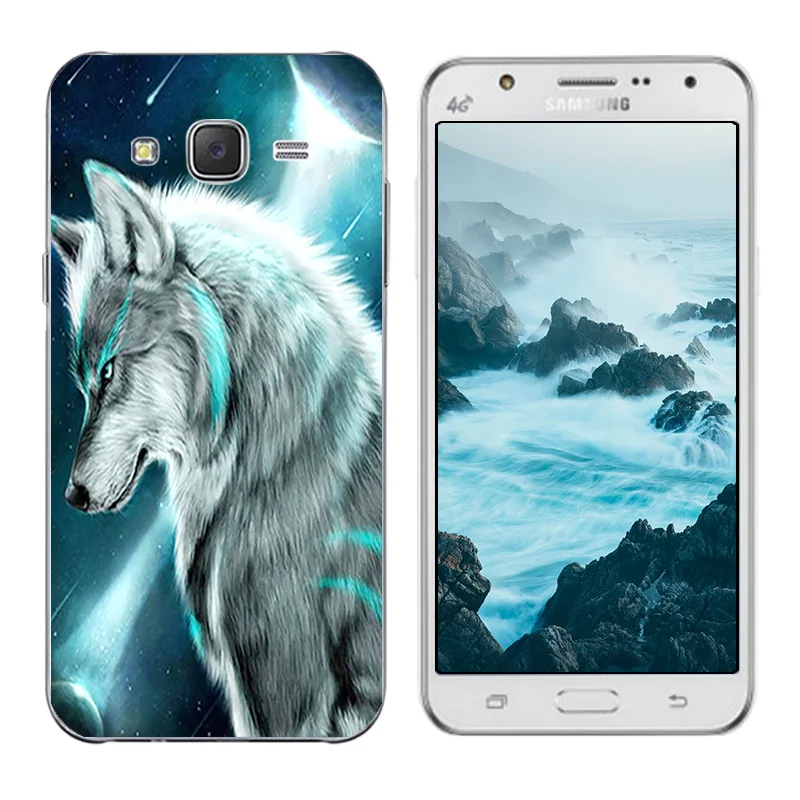 5" for Samsung Galaxy J5 2015 Back Cover Ultrathin Soft TPU Funda J500 Phone Case Customized Painted Silicone Shell |