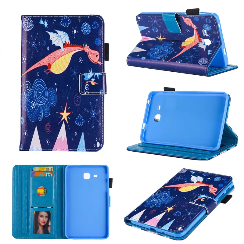 Чехол подставка для Samsung Galaxy Tab 3 lite 7 0 T110 T111 T113 T116 дюймов|Чехлы планшетов и