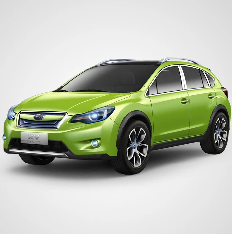 Lsrtw2017 304 нержавеющая сталь окна автомобиля планки для subaru xv 2012 2013 4th поколения