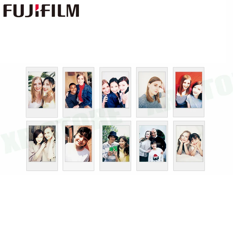 10 100 листов Fujifilm Instax Mini Film White edge 20 40 60 80 200 для фотоаппарата FUJI Instant instax mini 11 8