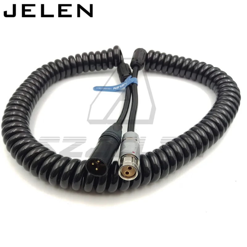 XLR 3pin для ARRI XT 2-контактный разъем питания ALEXA SXT кабель длина пружинного провода 80