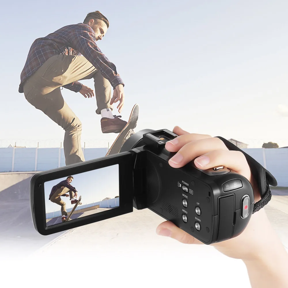 Andoer 1080p Ir Nightshot 30mp Fhd Цифровая видеокамера Dv Recorder 3 0 дюймовый ЖК-экран с 2