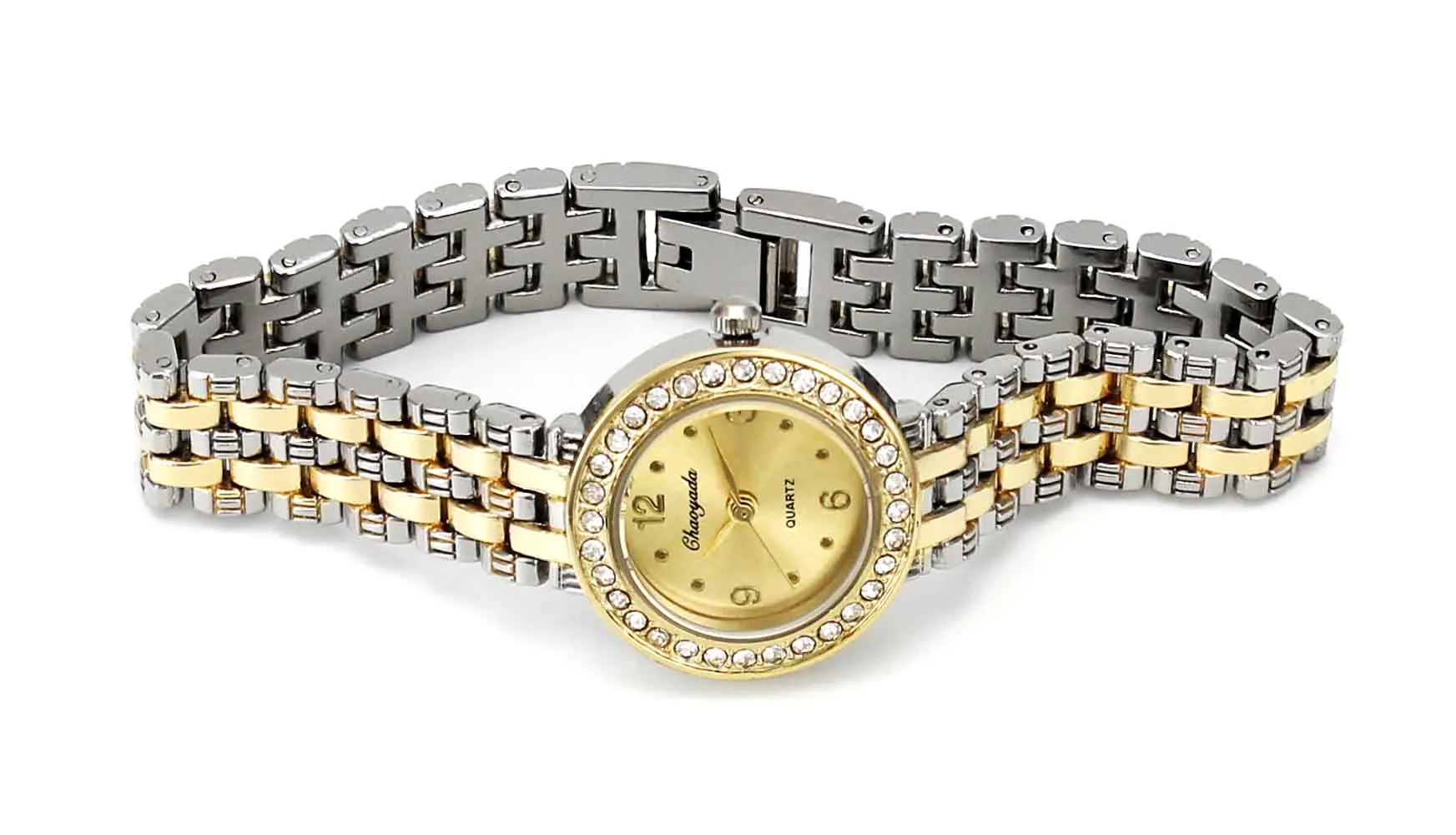 Модные женские Дамские очаровательные Подвеска со стразами браслет часы ручной