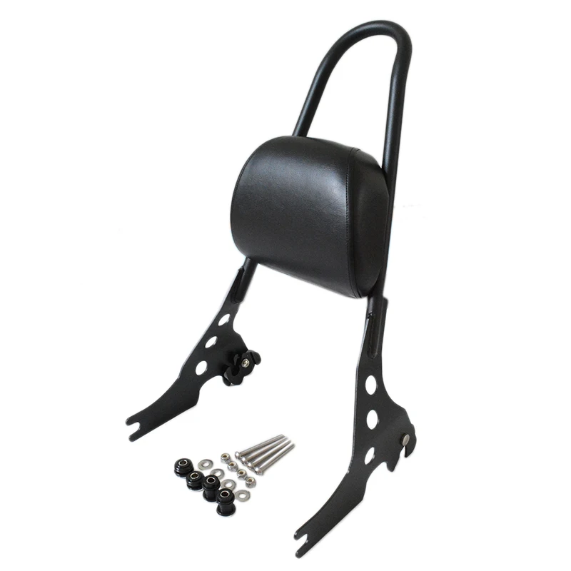 

Черная спинка для мотоцикла, подушка для сидений, подходит для Harley Sportster XL883 1200 48 04-15