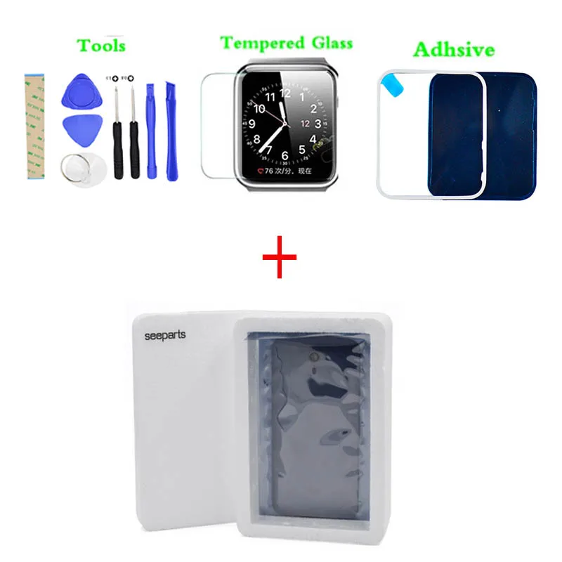 100% Протестировано для Apple Watch 4 LCD дисплей сенсорный экран в сборе серии S4 Pantalla