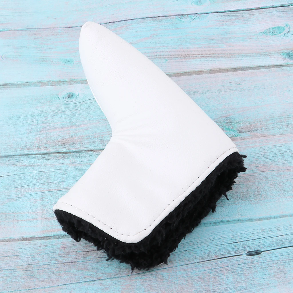 White Прочный чехол для клюшки для гольфа, замена лезвия для гольфа, чехол для короткой клюшки, защита для гольфа, Подарочные клубы, сувенир - Цвет: White