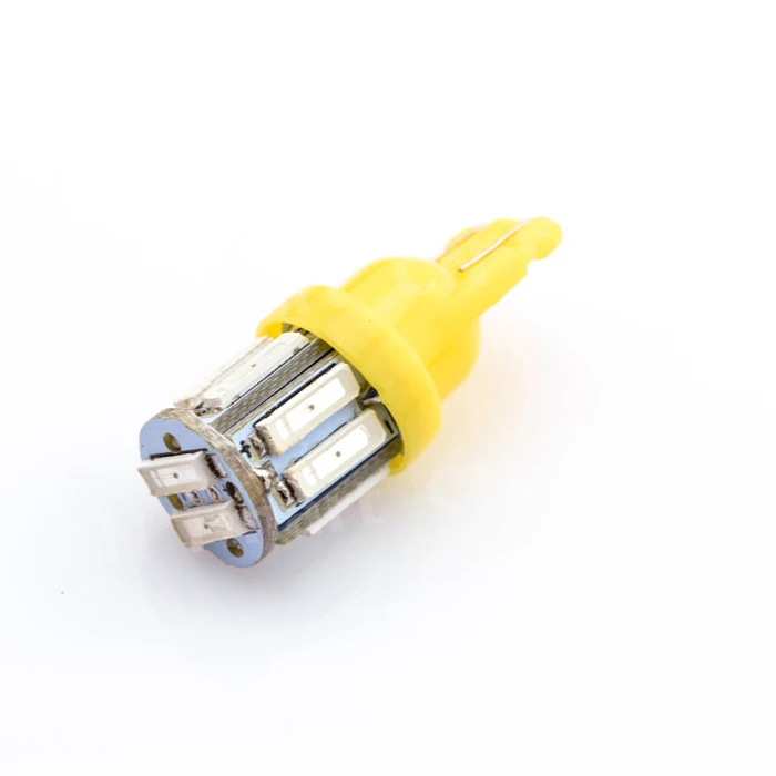 Новинка 2018! 1 шт. T10 7014 10 SMD W5W 10Led автомобильные дверные светильники 12В 7000K