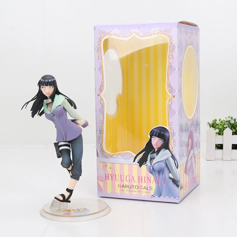 Hyuuga with box 17 см Рисунок, аниме, Наруто Ураганные Хроники» удзумаки кукла рабочей силы Uzumaki режим героя аниме «Наруто ПВХ Фигурки Модель игрушки - Цвет: Hyuuga with box