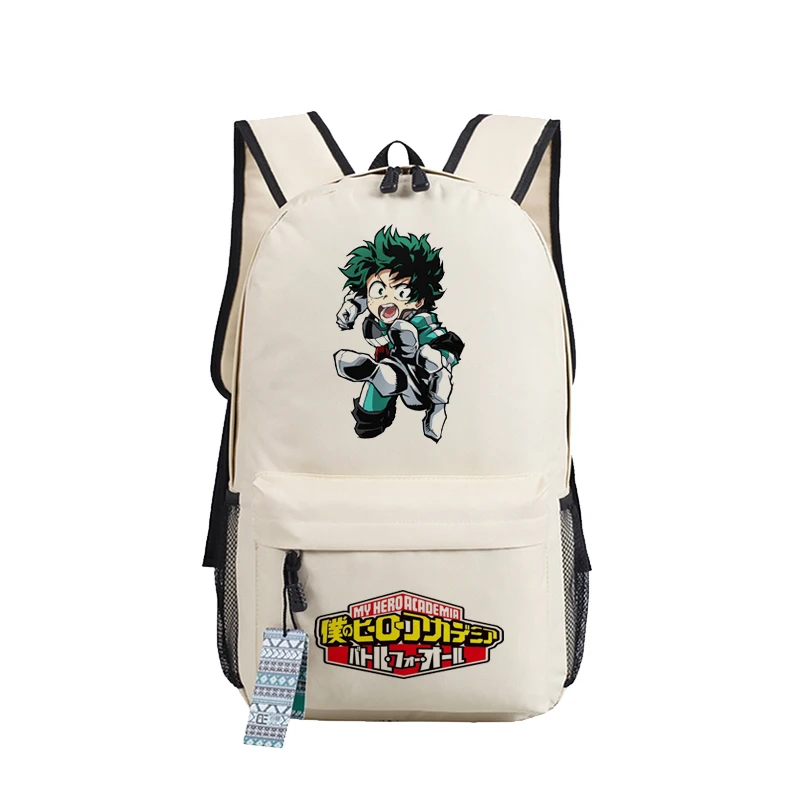 Рюкзак для путешествий My Hero academic Boku Izuku Midoriya школьный рюкзак школьников ноутбука