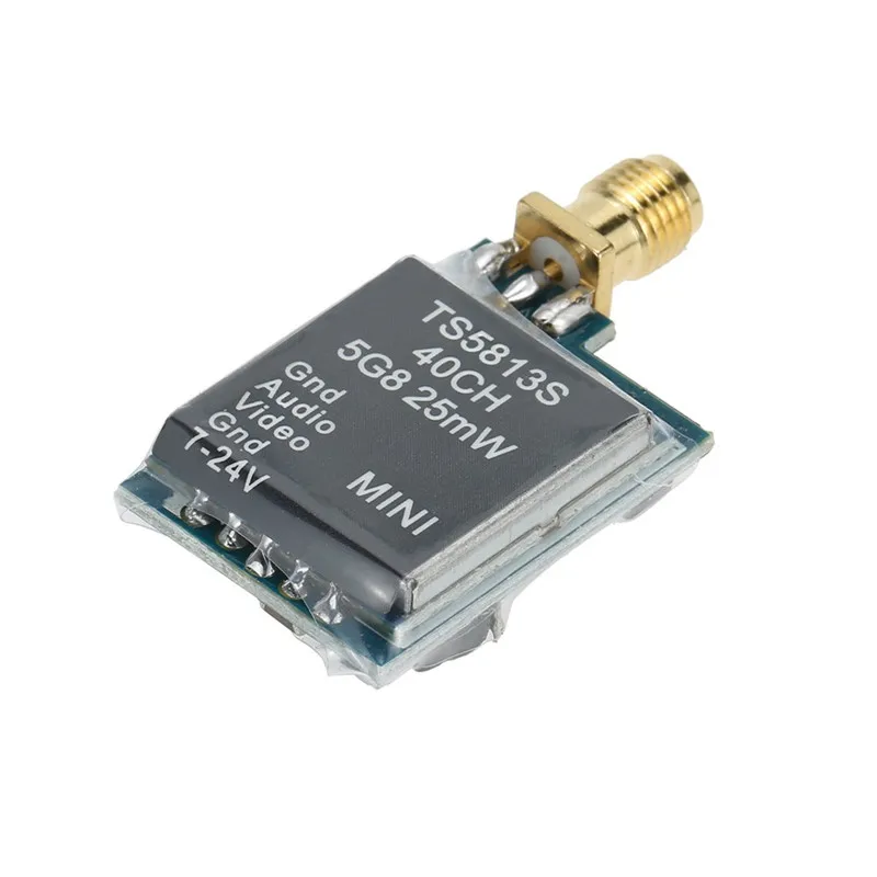 Skyzone FPV TS5813S мини передача изображения 5 8G 25mW 40CH Мини AV беспроводной передатчик