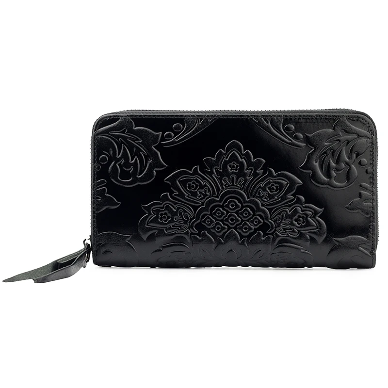 COMFORSKIN кожаные кошельки из воловьей кожи уникальные длинные женские