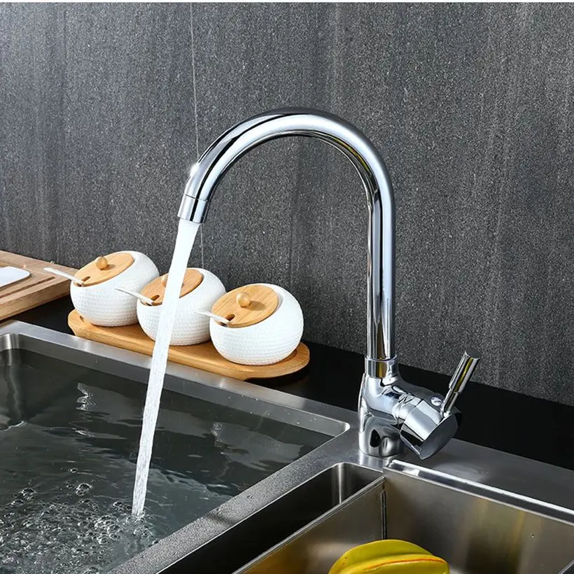Кухонный Смеситель temkune кухонный кран с одним держателем и отверстием | Смесители