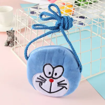 JasopiEt плюшевая игрушка сумка мультфильм животных плюшевая сумка hello kitty Лило стежка мини переносной Кошелек для монет подвесная Шея сумка - Цвет: Style-4