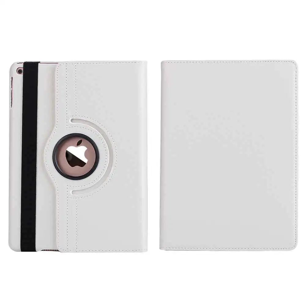White 360 Вращающийся Чехол для iPad 9,7 Чехол-книжка кожаный смарт-чехол для iPad Air 1 2 5th 6th поколения Чехол Coque - Цвет: White