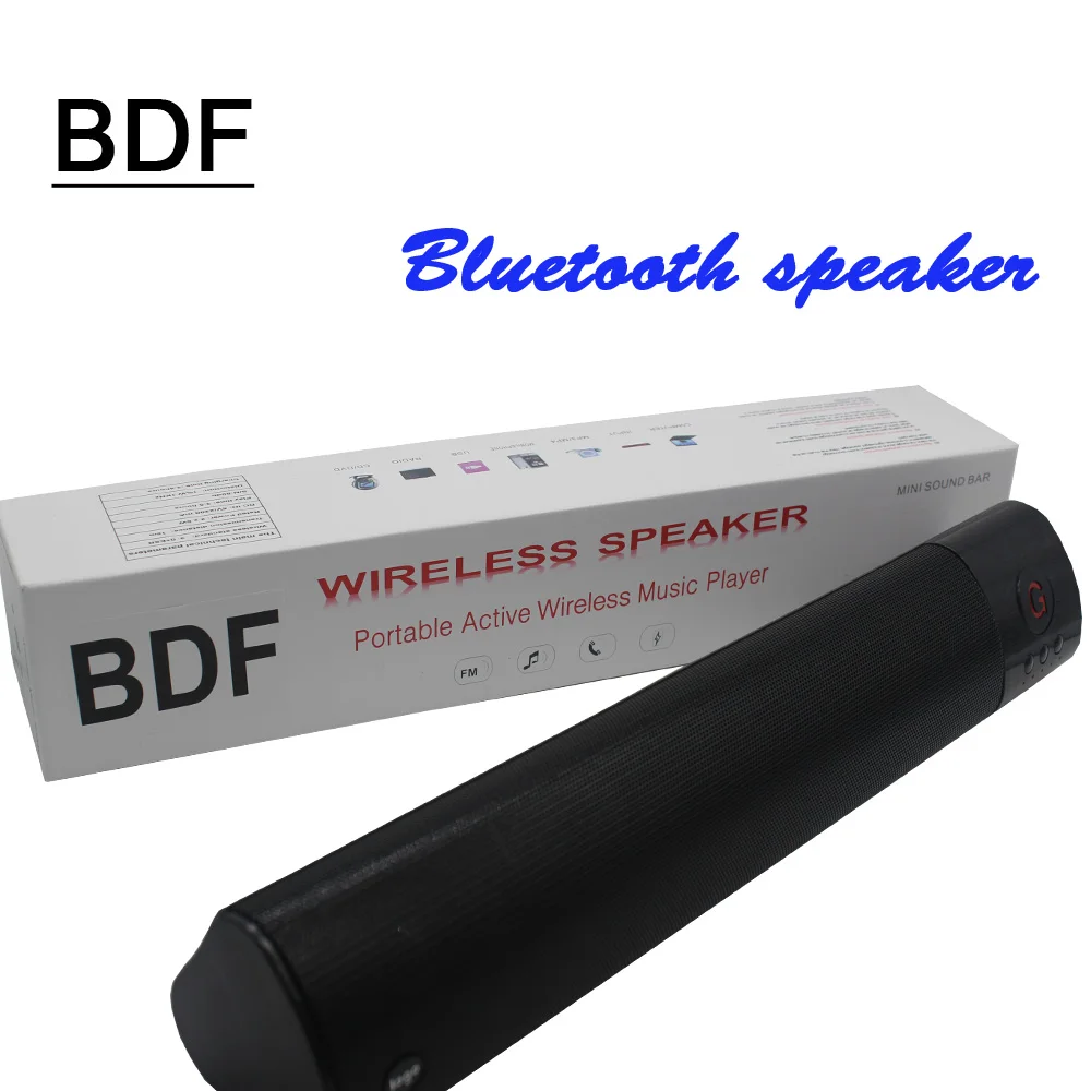 BDF altavoz Bluetooth Динамик Беспроводной стерео объемный Саундбар портативные колонки