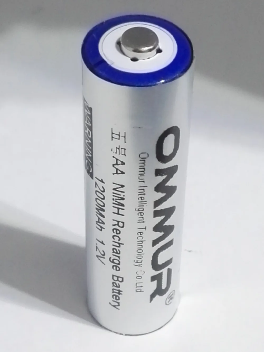 OMMUR AA 1,2 V 1200mAh NiMH аккумулятор Перезаряжаемый для фонарика налобный фонарь электронная игрушка