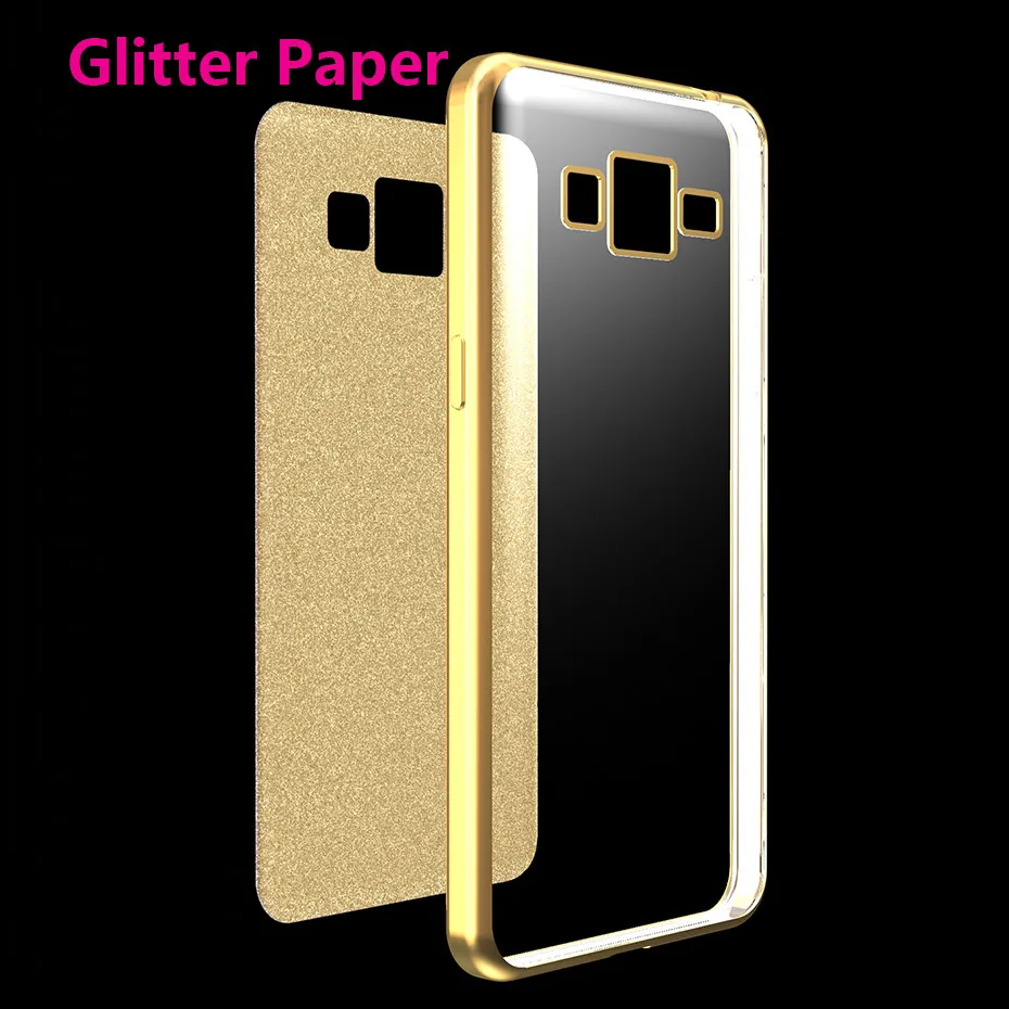 DAGUDON Ultra Thin Glitter Case For Samsung Galaxy J2 Prime Luxury Soft Plating Back Protective TPU Cover G532F |