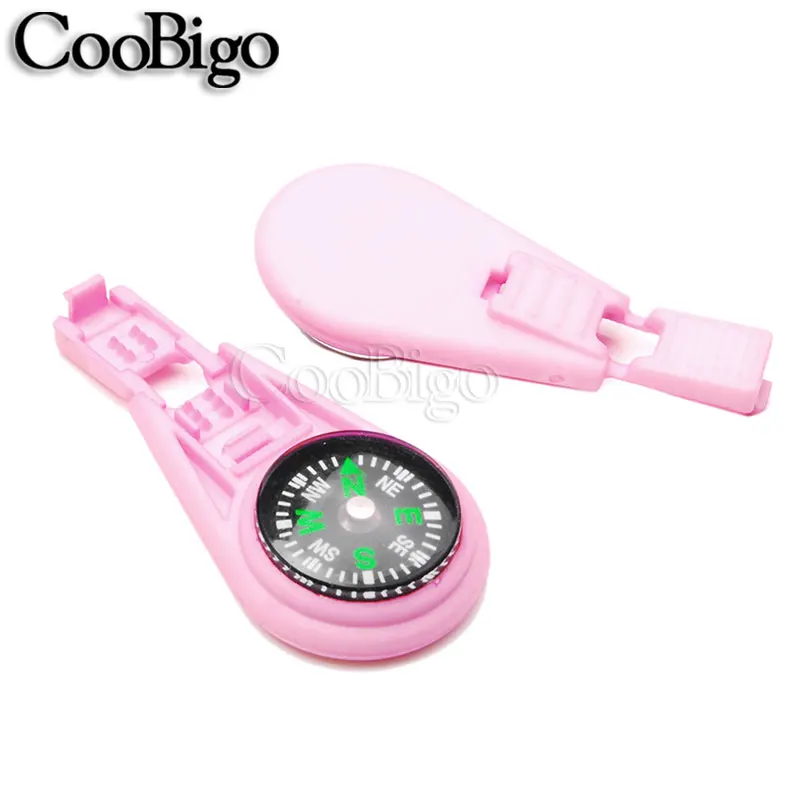 BabyPink 1 шт. многоцветные молнии Pull Compass концы провода 2 мм Паракорд веревка нож шнур кемпинг рюкзак спасательные наборы для путешествий - Цвет: BabyPink
