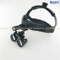 high quality new arrival adjustable dental surgical headlight led headlamp black with magnifier medical lab equipments