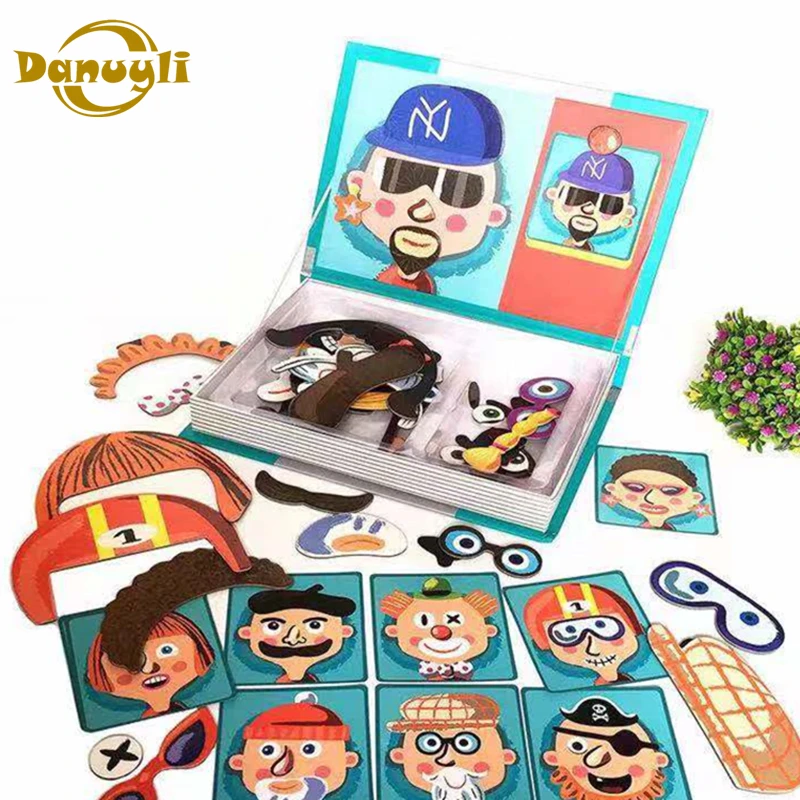 17 видов детских интеллектуальных магнитных книг 3D головоломка обучающая игра