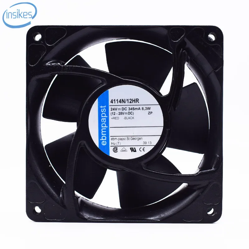 4114N/12HR промышленный осевой вентилятор Coolng DC 24V 0.345A 8 3 W 4000 об/мин 12038 12 см 120*120*38 мм 2