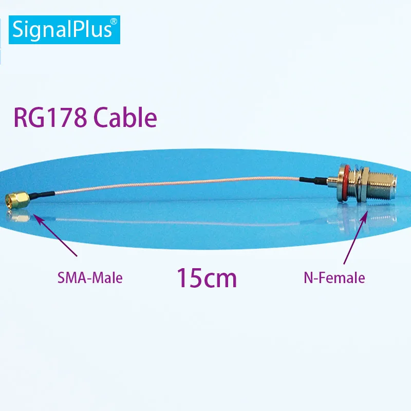 

RG178 SMA-male switch N-Female extented connector Pigtail 15cm bulkhead RF coax cable for antenna 50pcs/lot