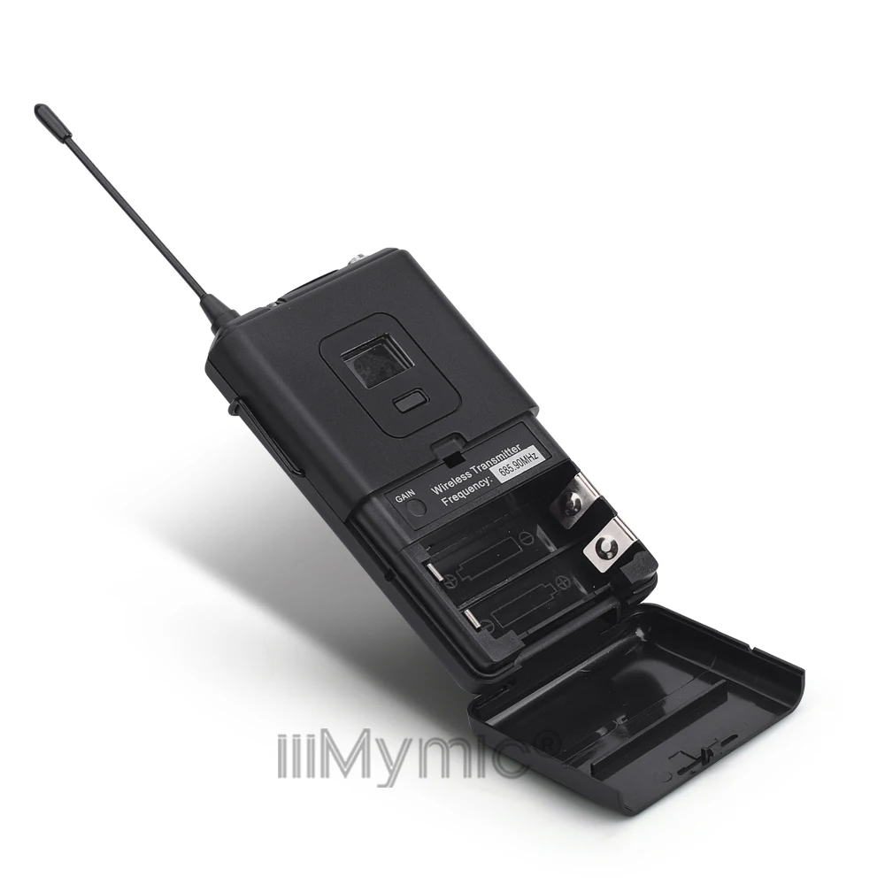 IU-302C Профессиональный UHF 600-700 МГц двухканальный поясной пакет+ лацканы+ гарнитура+ Портативный беспроводной микрофон система для DJ караоке