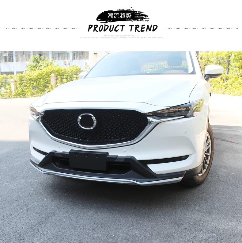 Подходит для Mazda CX-5 CX5 2017 2018 2019 Передний + задний бампер диффузор бамперы защита