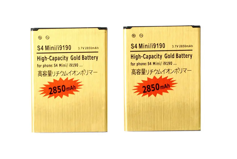 Литий ионный аккумулятор B500BE B500AE для Samsung Galaxy S4 S 4 IV mini I9190 I9192 I9195 I9198 2 шт. 2850 мАч|battery