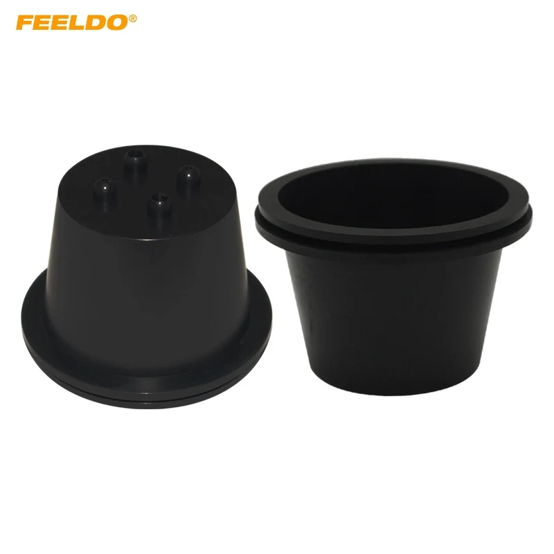 

FEELDO 10Pcs Universal Waterproof Car HID LED Headlight Dustproof Cover Rubber Sealing Headlamp Cap Cover H/D 45mm/53mm #5582