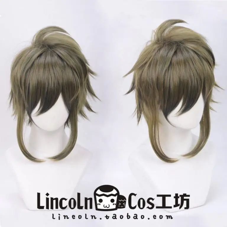 Синий IDOLiSH7 RE Vale Momo Orikasa Yukito Yaotome Gaku TRIGGER Yuki Nanase Riku Tamaki Yotsuba парик для косплея+ шапка+ дорожка - Цвет: Синий