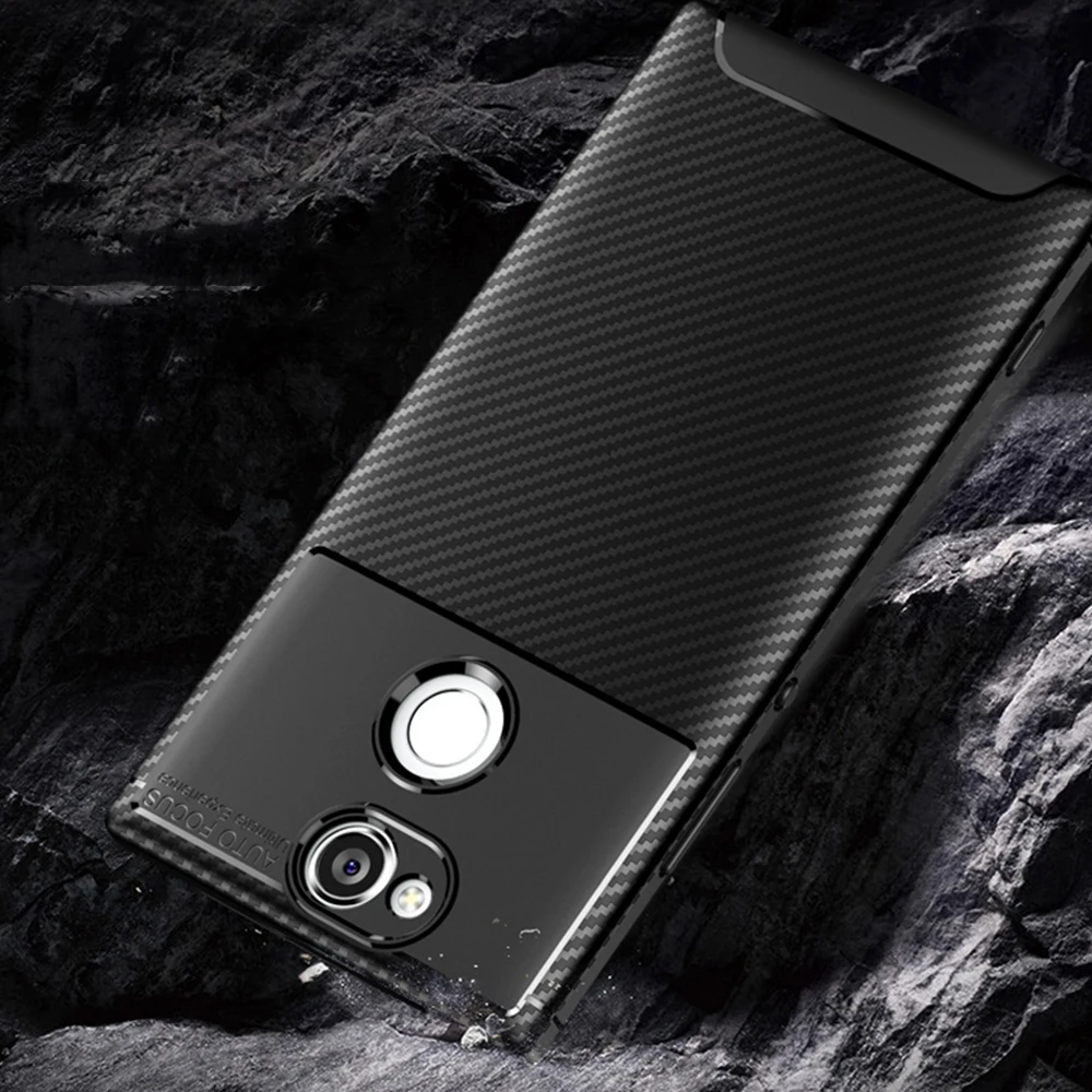 Чехол для Sony Xperia XA2 деловой Ультратонкий Мягкий Силиконовый ТПУ чехол накладка Plus