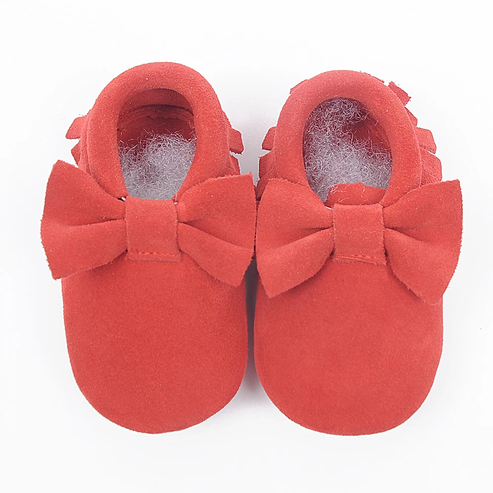 Suede First Walkers Genuine Leather Baby shoes Toddler Baby moccasins Soft Bottom Newborn shoes